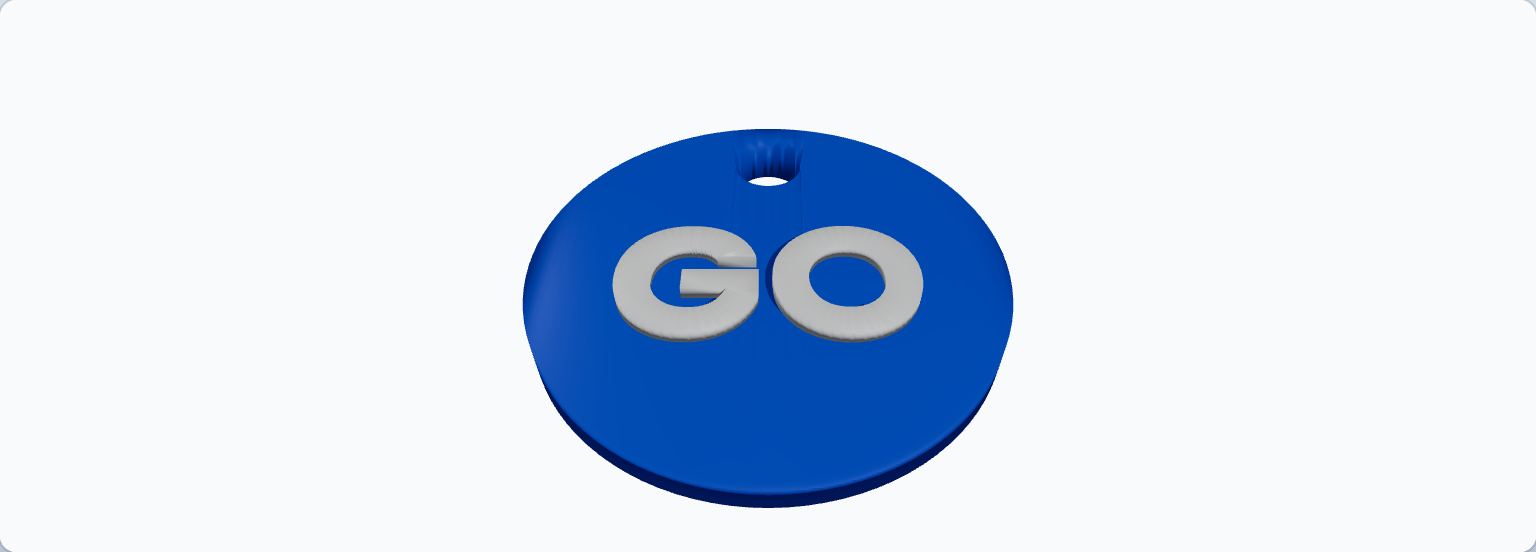 Circular Keyring preview