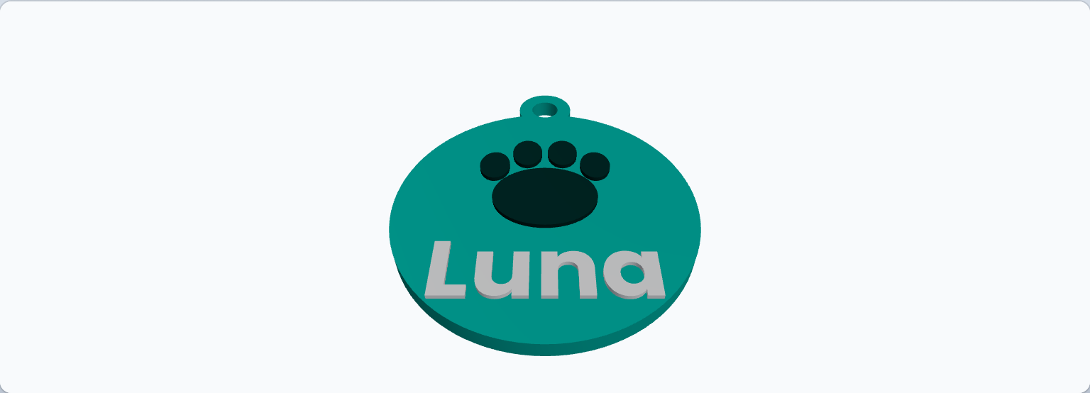 Paw Print Tag preview